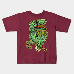 t rex dinosaur Kids T-Shirt